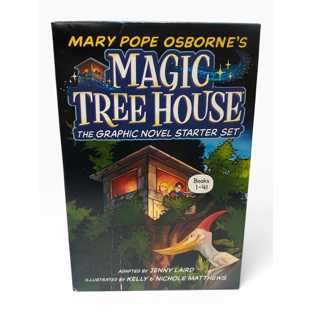 Magic Tree House Graphic Novel Starter Set Books 1-4 Mary Pope Osborne Box Set